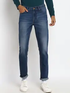 Lee Men Blue Solid  Skinny Fit Light Fade Jeans