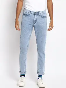 Lee Men Blue Skinny Fit Heavy Fade Jeans