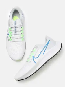 Nike Men White Air Zoom Pegasus 38 Running Shoes