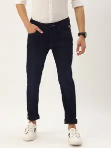 Flying Machine Men Navy Blue Michael Slim Tapered Fit Mid-Rise Clean Look Jeans