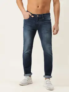 Flying Machine Men Blue Michael Slim Tapered Fit Light Fade Stretchable Jeans