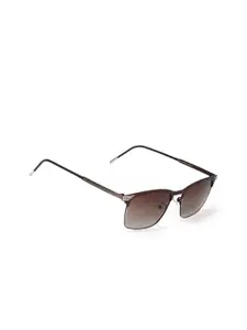 ENRICO Men Brown Lens & Brown Wayfarer Sunglasses - EN P 1100 C3-Brown