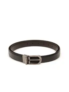 Calvadoss Boys Black Textured PU Belt