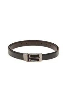 Calvadoss Boys Black Textured Formal Belt