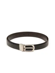 Calvadoss Boys Black Textured PU Formal Belt