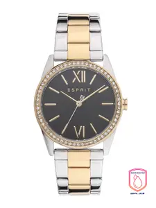 ESPRIT Women Black Stainless Steel Bracelet Style Straps Analogue Watch ES1L219M0095