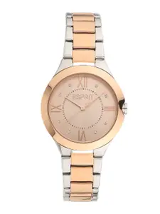 ESPRIT Women Rose Gold-Toned Stainless Steel Analogue Watch ES1L264M0085