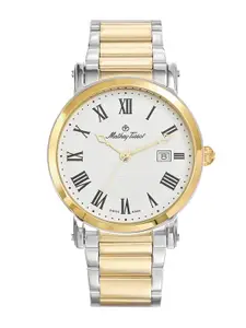 Mathey-Tissot Swiss Made Analog White Dial Men's Watch - HB611251MBR