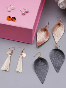 KARATCART Multicoloured Set of 6 Classic Drop Earrings