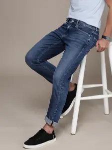 Calvin Klein Jeans Men Blue Slim Fit Light Fade Stretchable Jeans
