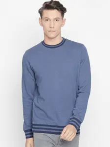 Basics Men Blue Sweatshirt