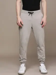 Calvin Klein Jeans Men Grey Solid Premium Loose Fit Joggers