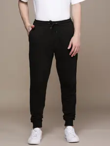 Calvin Klein Jeans Men Black Solid Premium Loose Fit Joggers