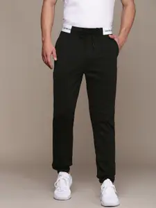 Calvin Klein Jeans Men Black Solid Track Pants