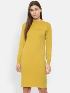 Van Heusen Woman Yellow Sheath Dress