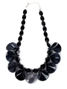 ODETTE Black Statement Necklace