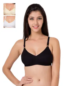 Souminie Pack of 3 Full-Coverage Bras SLY931