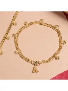 Shoshaa Women Gold-Plated Anklet