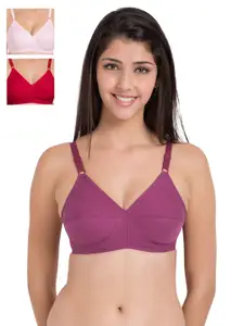 Souminie Pack of 3 Full-Coverage Bras SLY933