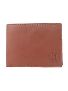 Kara Men Tan Two Fold Leather Wallet