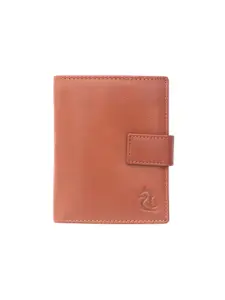 Kara Men Tan Two Fold Leather Wallet