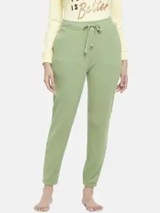 Dreamz by Pantaloons Women Green Solid Lounge Pants