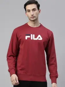 FILA Brand Logo Printed HAWK Sweatshirt