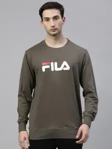 FILA Men Brand Logo Hawk Sweatshirt