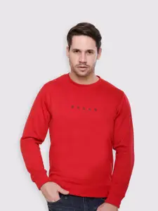 Obaan Men Red Sweatshirt