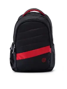 Harissons Unisex Black & Red Laptop Backpack