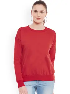 Belle Fille Belle Red Black Sweatshirt
