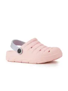 Bata Girls Pink & Purple Clogs Sandals