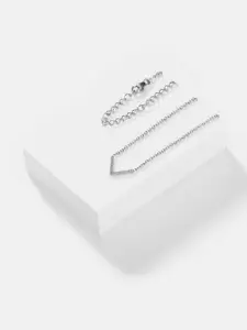 SHAYA Silver-Toned Sterling Silver Necklace