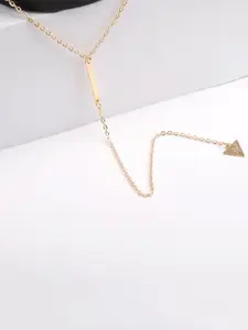 Vembley Gold-Plated Enamelled Necklace