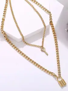 Vembley Gold-Plated Layered Necklace