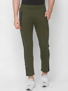 SPYKAR Men Green Solid Slim Fit Track Pants