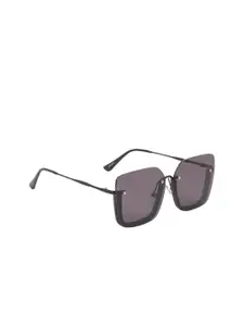 MARC LOUIS Women Grey Lens Square Sunglasses & Polarised & UV Protected Lens 22-6373