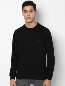SIMON CARTER LONDON Men Black Solid Sweatshirt