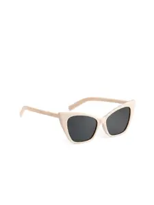 ROYAL SON Women Black Lens & Pink Cateye Sunglasses CHIWM00124-C5