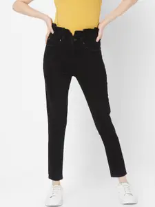 SPYKAR Women Black Skinny Fit High-Rise Stretchable Jeans