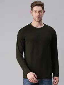 SHOWOFF Men Green Sweatshirt