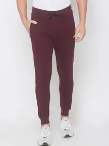 SPYKAR Men Red Joggers Trousers