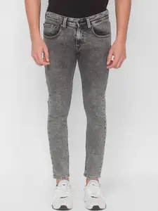 SPYKAR Men Grey Slim Fit Heavy Fade Jeans