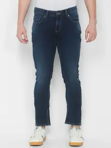 SPYKAR Men Blue Skinny Fit Low-Rise Pure Cotton Jeans