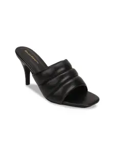Bruno Manetti Black Leather Sandals
