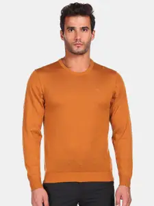 Arrow Men Orange Pullover