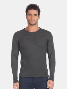 Arrow Men Grey Pullover
