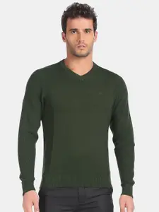 Arrow Sport Men Green Pullover