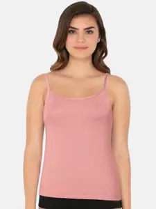 Amante Woman Pink Solid Pure Cotton Camisole