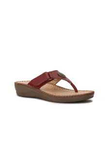 SCHOLL Women Brown Open Toe Flats